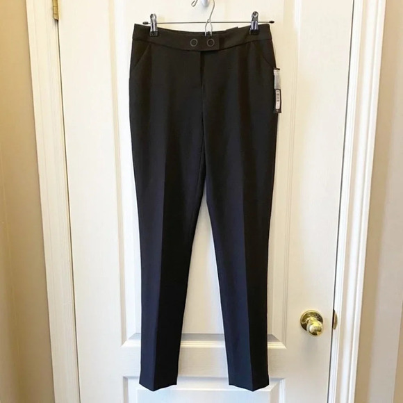 Willow & Thread Pants Black Slim Cigarette Leg Trousers Size 0 NWT - Picture 3 of 16